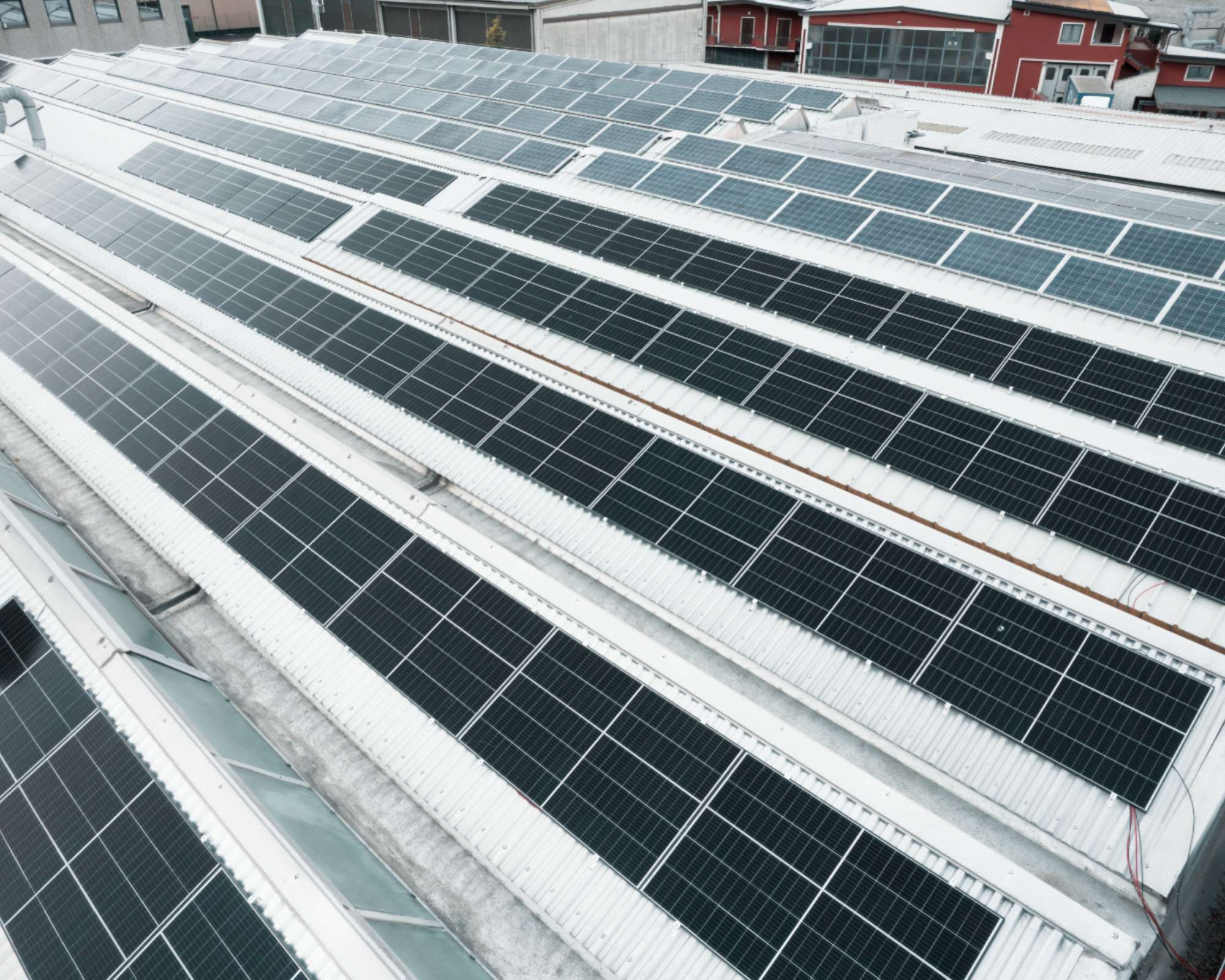 Impianto fotovoltaico da 110 kW.
